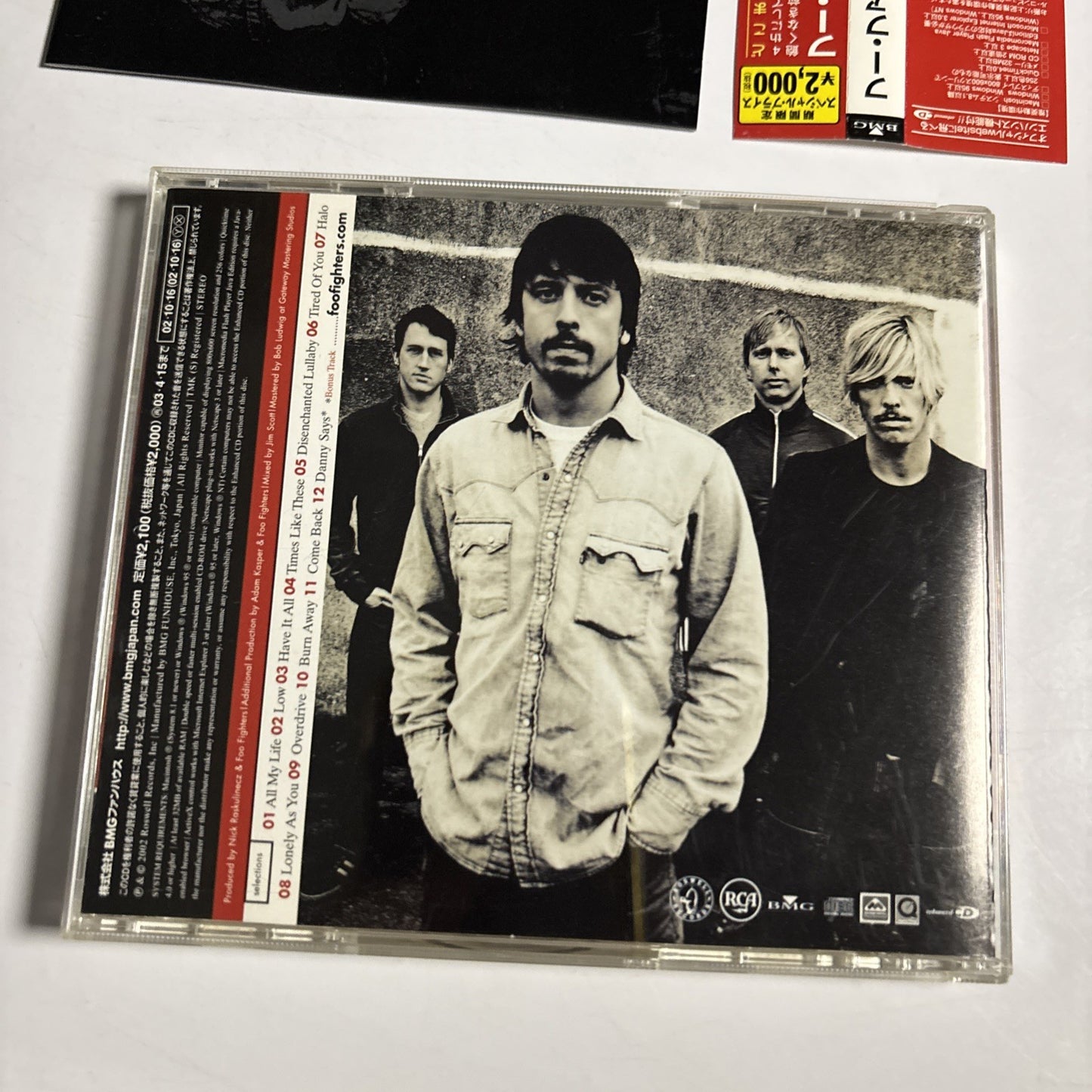 Foo Fighters – One By One (CD, 2003) Japan obi BVCP-27032