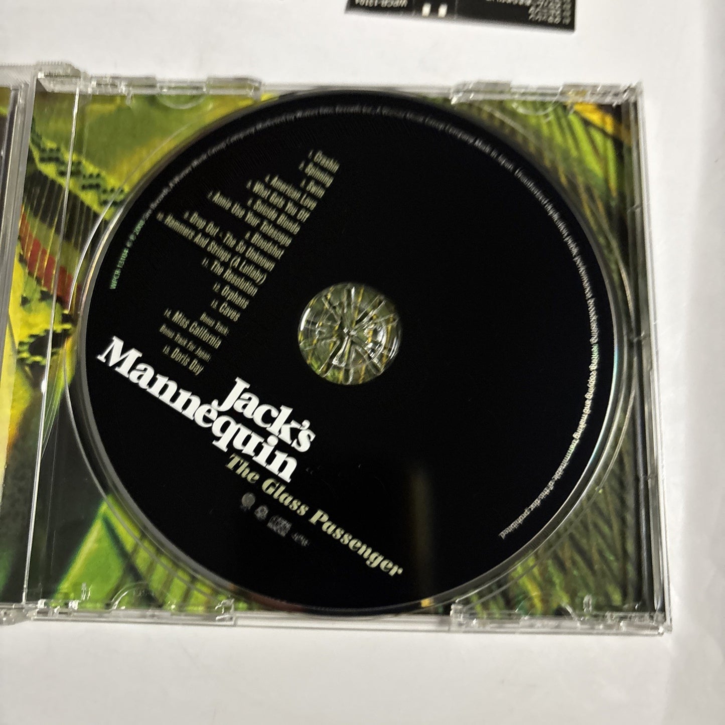 Jack's Mannequin – The Glass Passenger (CD, 2008) Japan Bonus Track Obi
