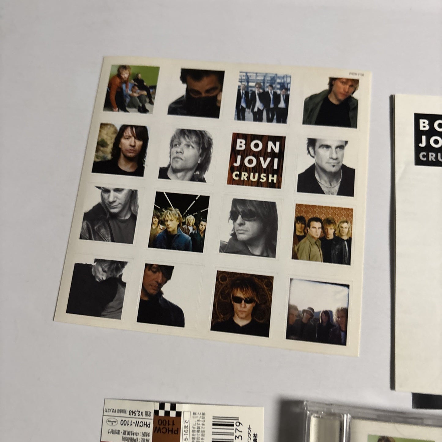 Bon Jovi – Crush (CD, 2000) Japan Bonus Track Obi Sticker PHCW 1100