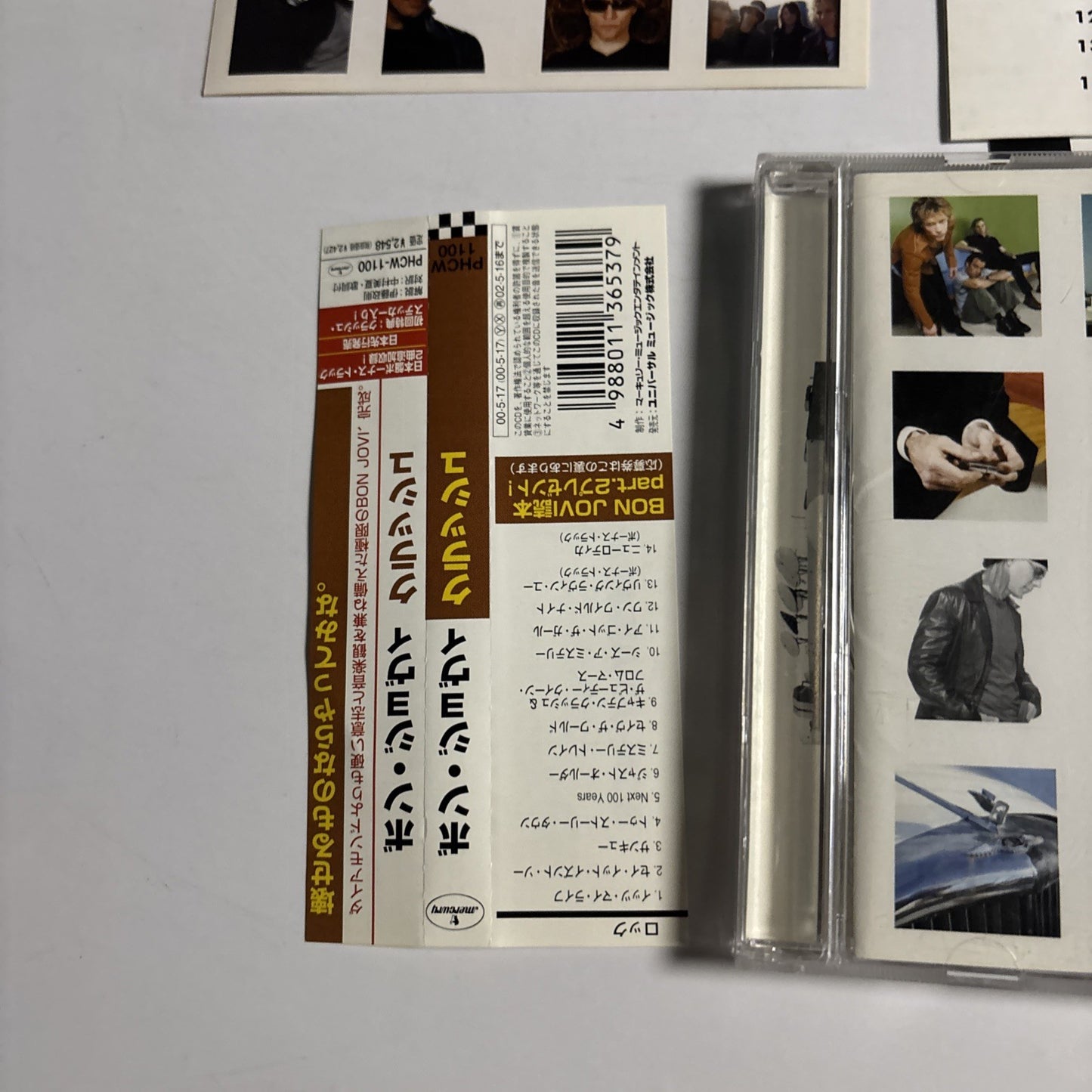 Bon Jovi – Crush (CD, 2000) Japan Bonus Track Obi Sticker PHCW 1100