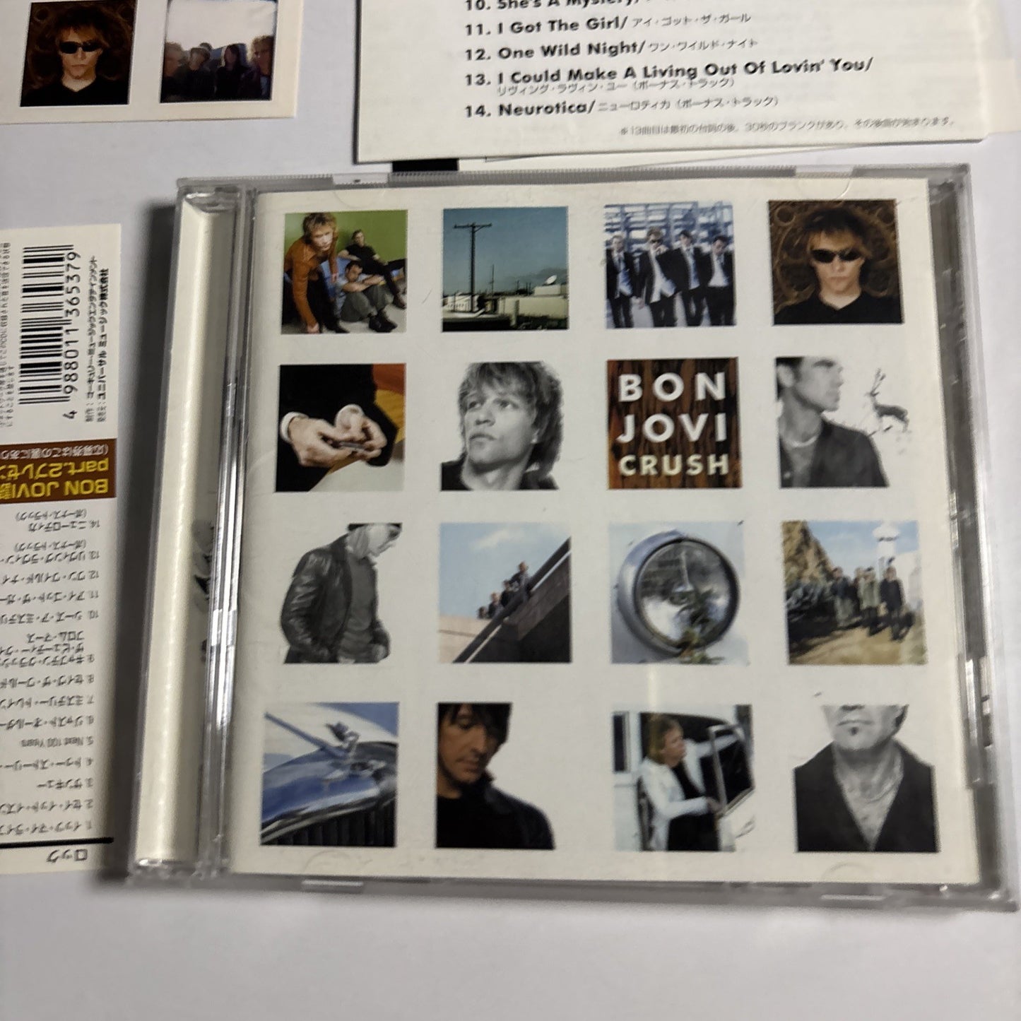 Bon Jovi – Crush (CD, 2000) Japan Bonus Track Obi Sticker PHCW 1100