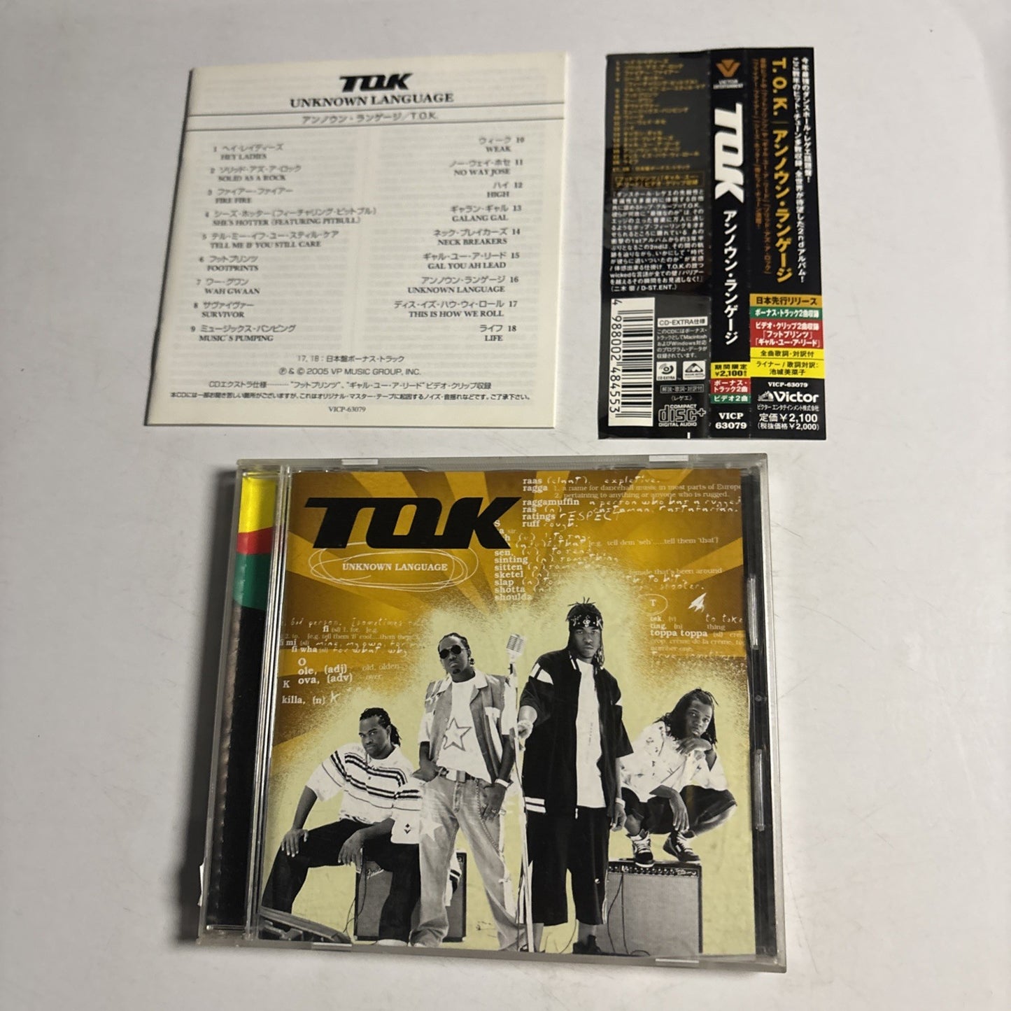 T.O.K. – Unknown Language (CD, 2005) Japan Bonus Track Obi VICP-63079
