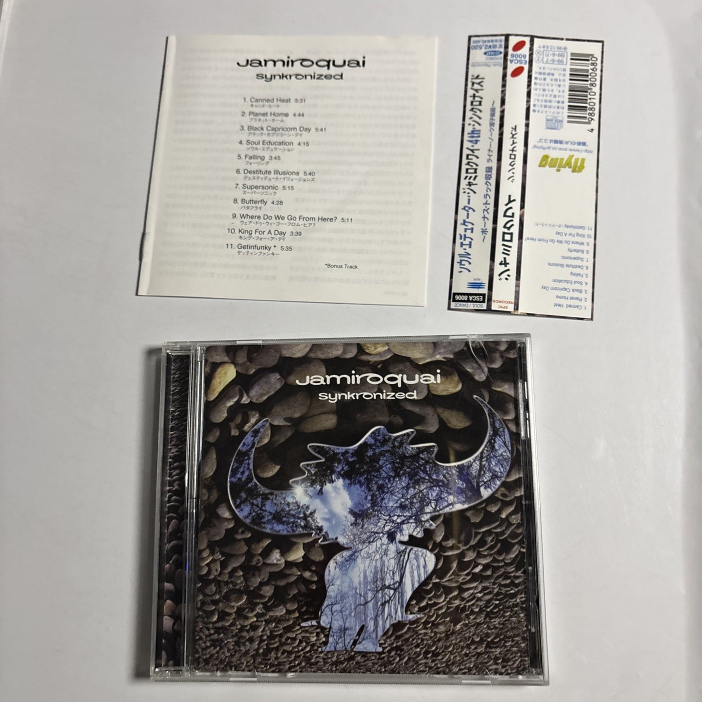 Jamiroquai – Synkronized (CD, 1999) Japan Bonus Track Obi ESCA 8006