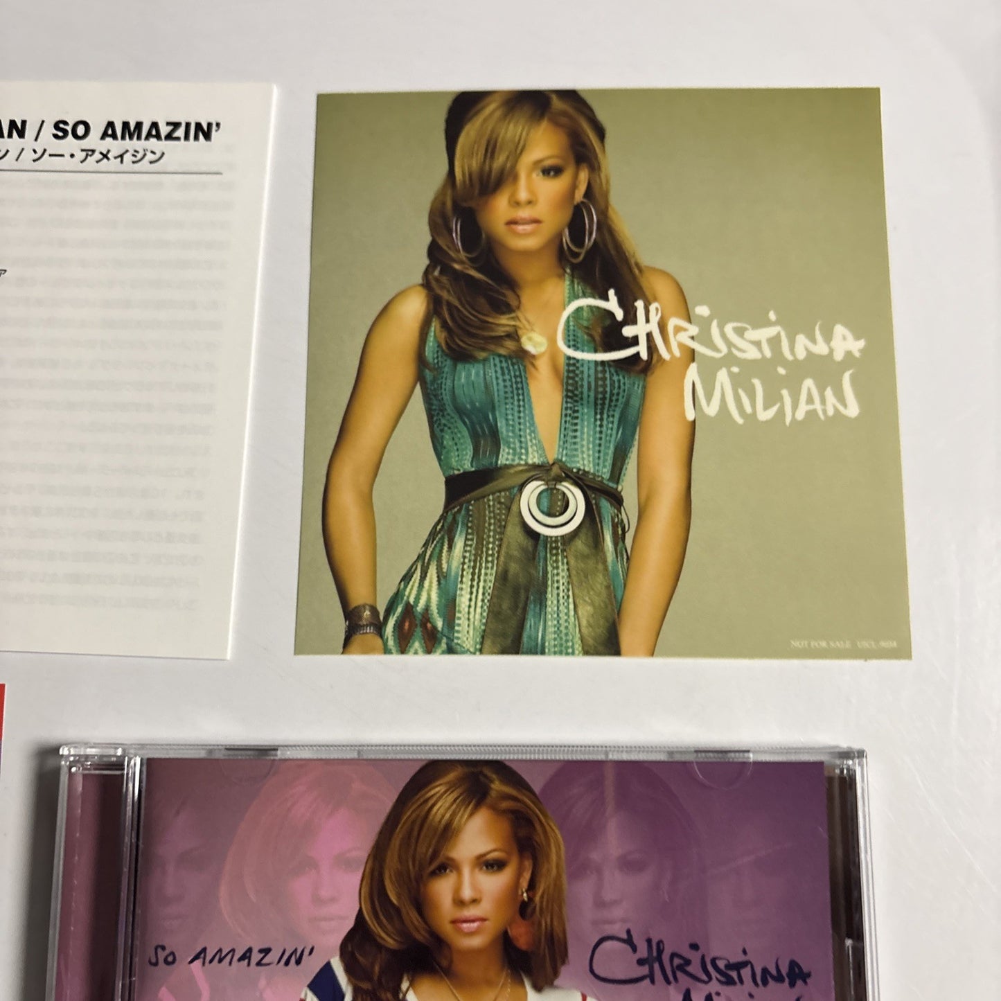 Christina Milian – So Amazin' (CD, 2006) Japan Bonus Track Obi Sticker UICL-9034