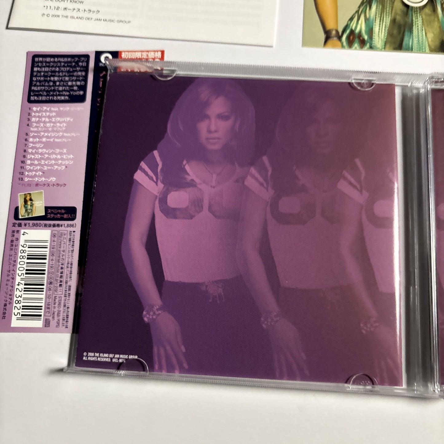 Christina Milian – So Amazin' (CD, 2006) Japan Bonus Track Obi Sticker UICL-9034