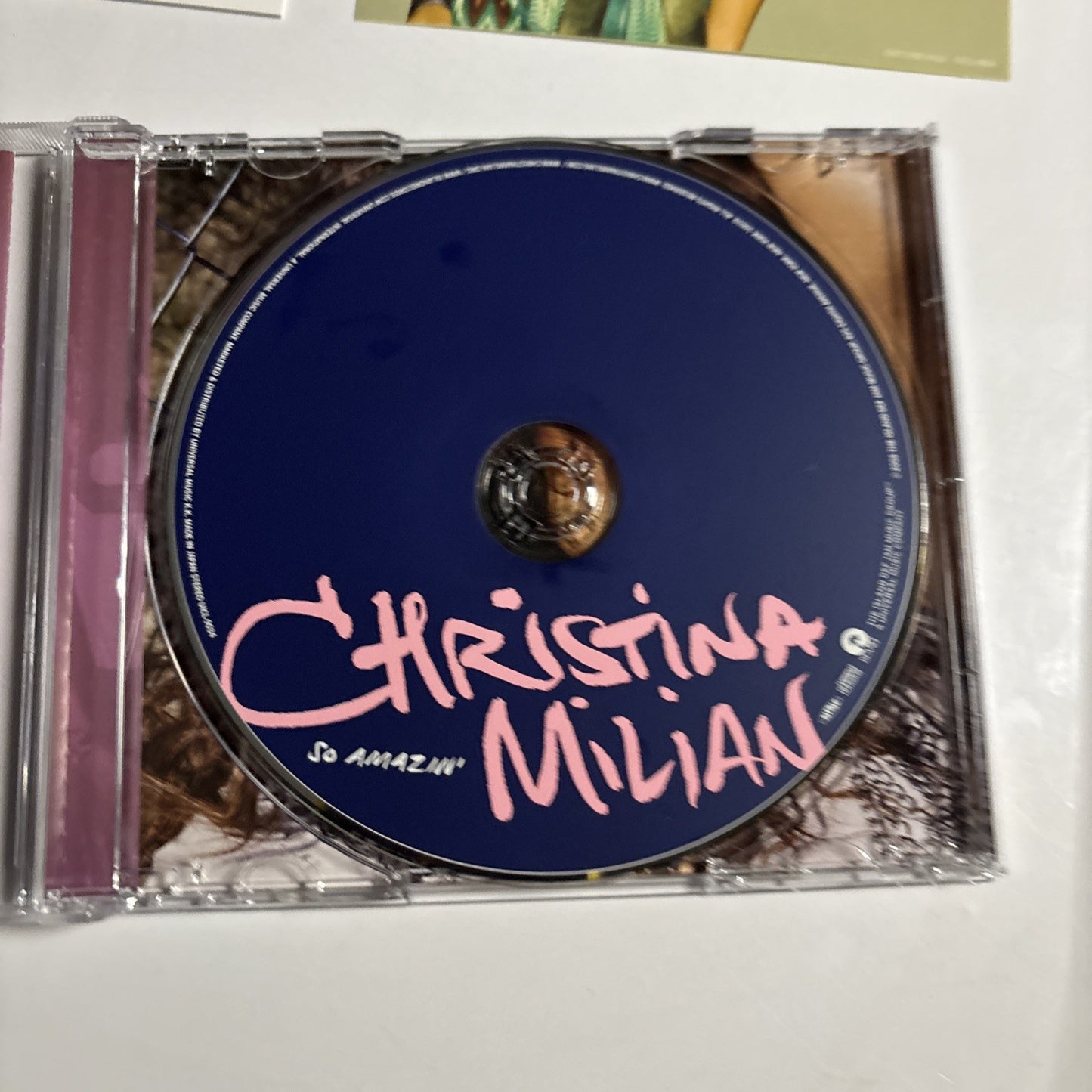 Christina Milian – So Amazin' (CD, 2006) Japan Bonus Track Obi Sticker UICL-9034