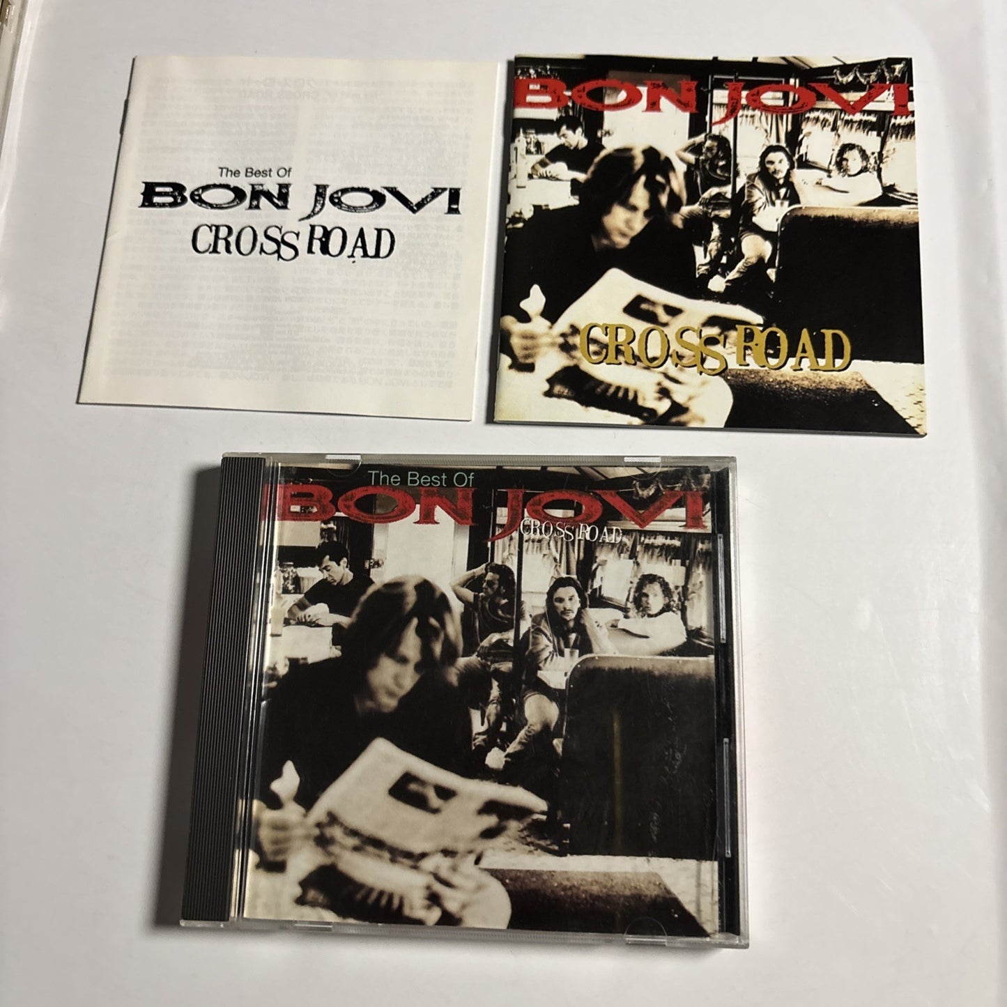 Bon Jovi – Cross Road (The Best Of Bon Jovi) (CD, 1994) Japan  PHCR-1300