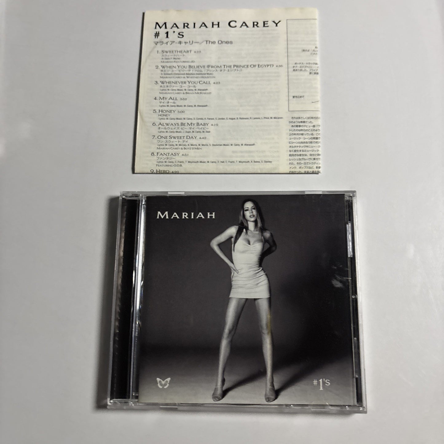 Mariah Carey – #1's (CD, 1998) Japan Bonus Track SRCS 8820