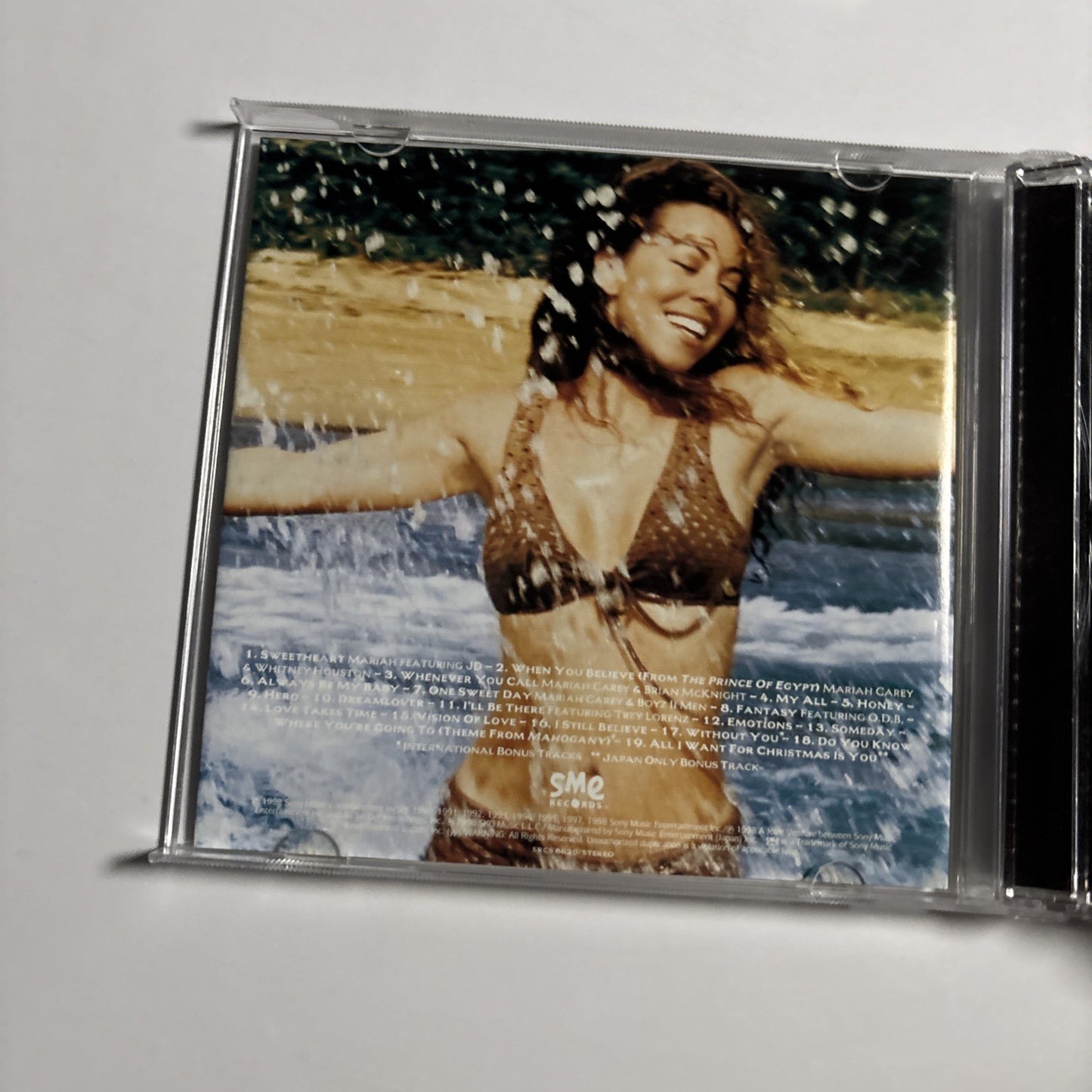 Mariah Carey – #1's (CD, 1998) Japan Bonus Track SRCS 8820