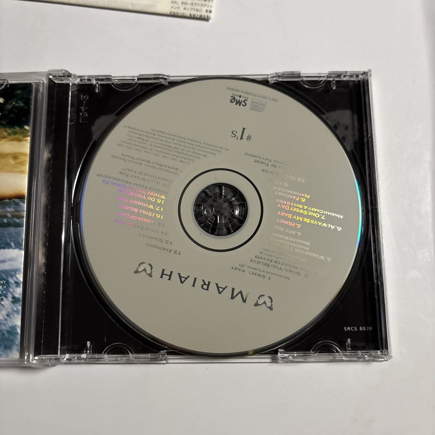 Mariah Carey – #1's (CD, 1998) Japan Bonus Track SRCS 8820