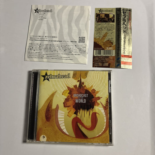 Zebrahead – Broadcast To The World (CD, 2006) Japan Bonus Track Obi SICP 1043