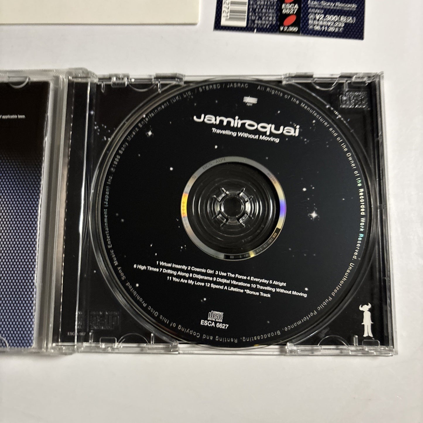 Jamiroquai – Travelling Without Moving (CD, 1996)  Japan Bonus Track ESCA 6627