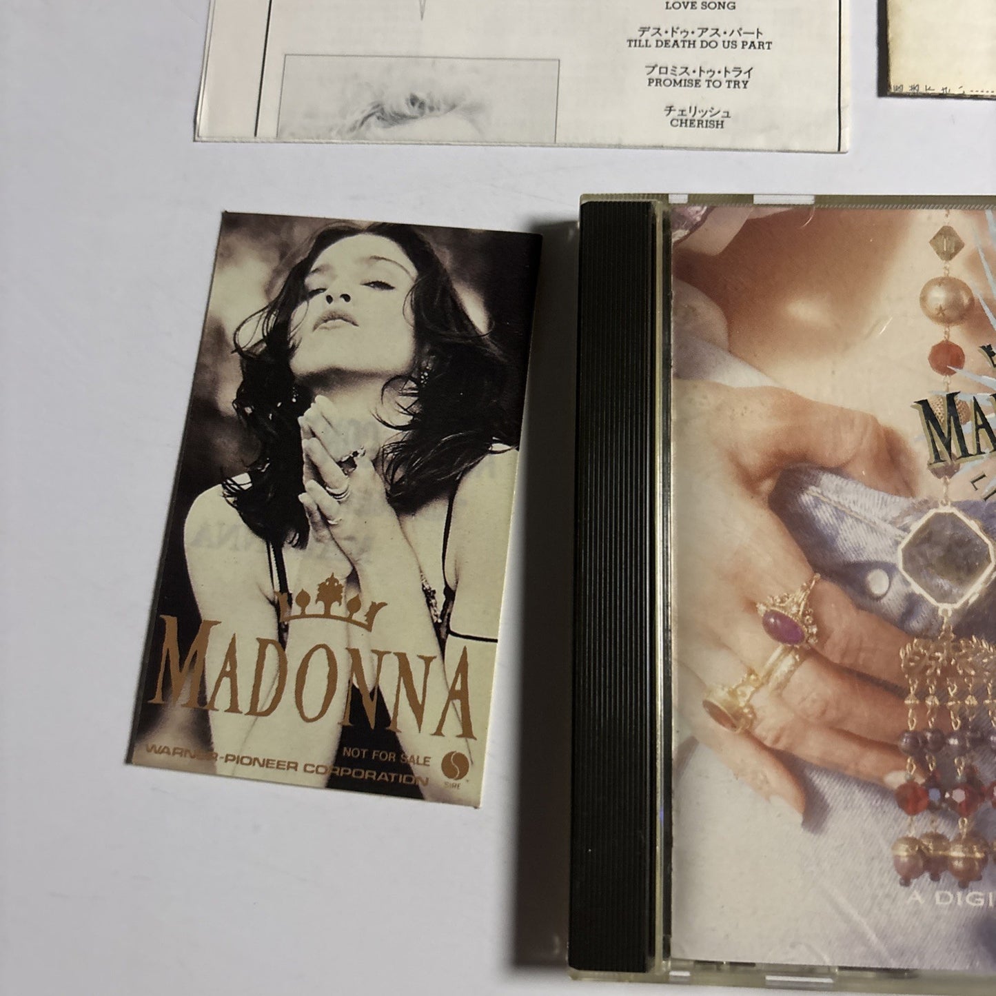 Madonna – Like A Prayer (CD, 1989) Japan Sticker 22P2-2650