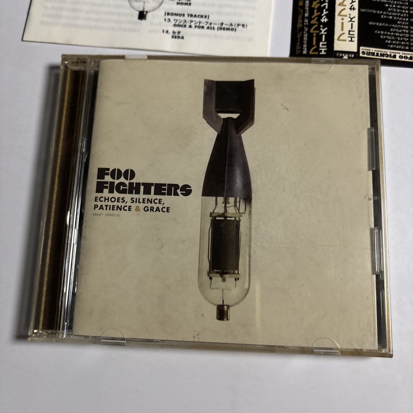 Foo Fighters – Echoes, Silence, Patience & Grace (CD 2007) Japan Bonus Track Obi