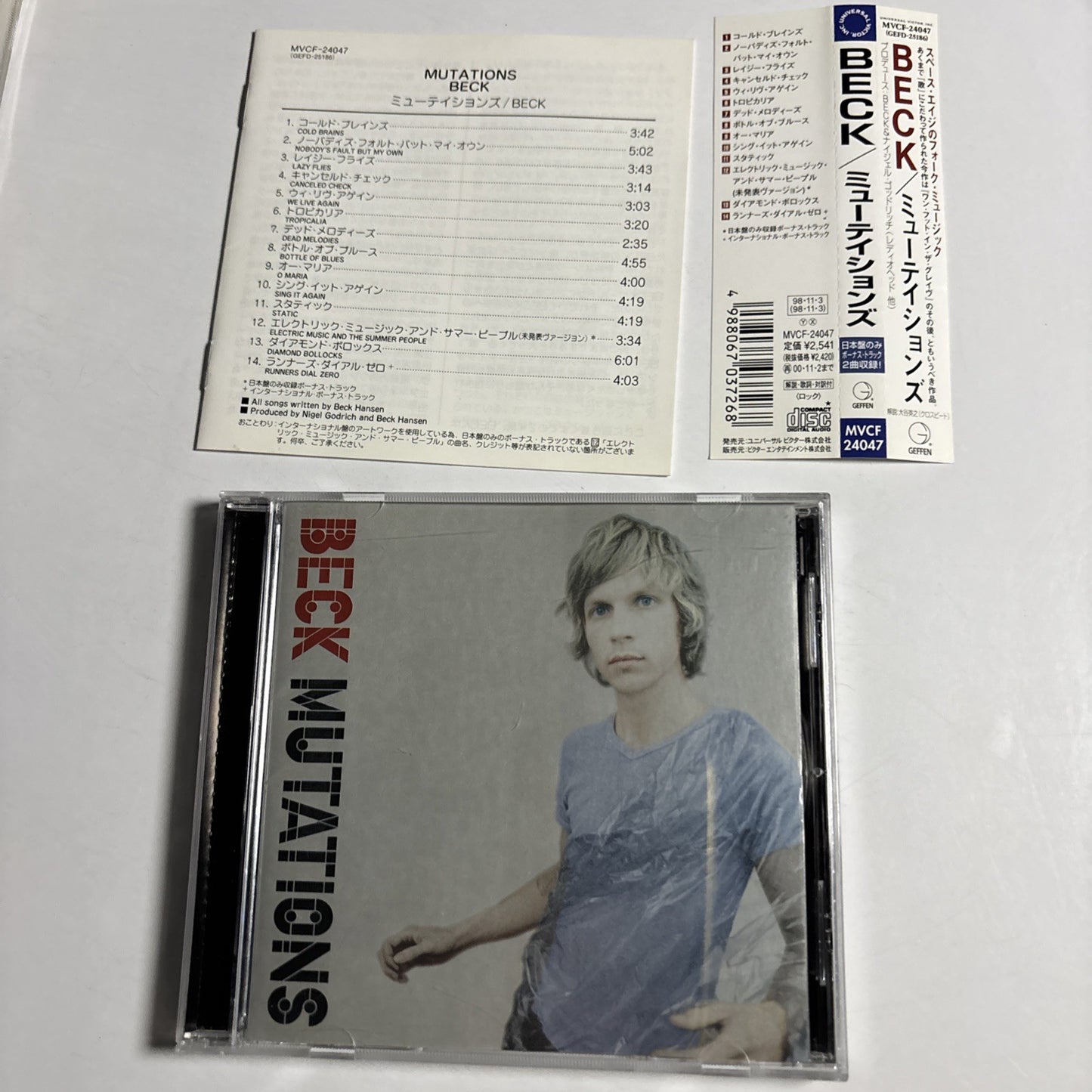 Beck – Mutations (CD, 1998) Japan Bonus Track Obi MVCF-24047