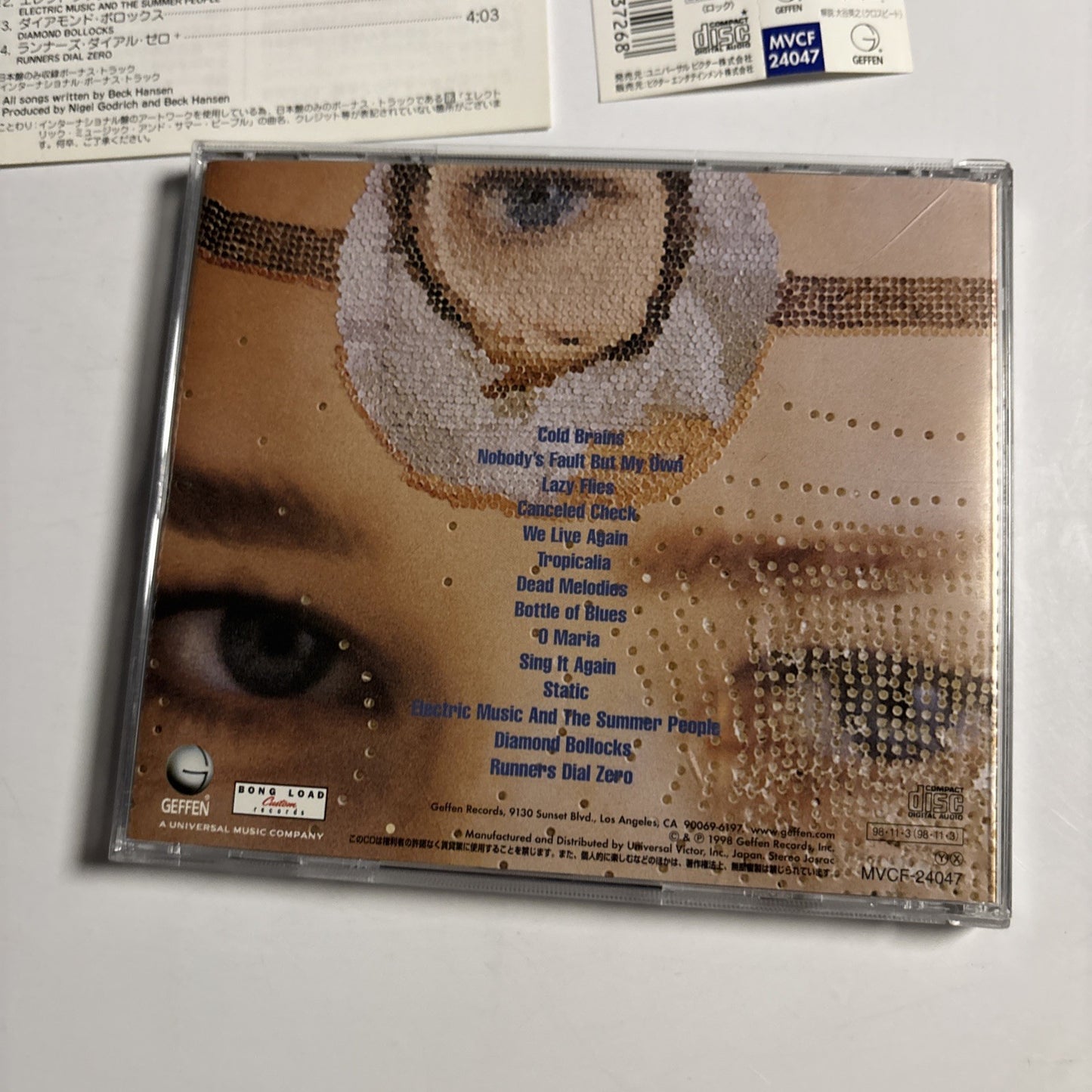 Beck – Mutations (CD, 1998) Japan Bonus Track Obi MVCF-24047