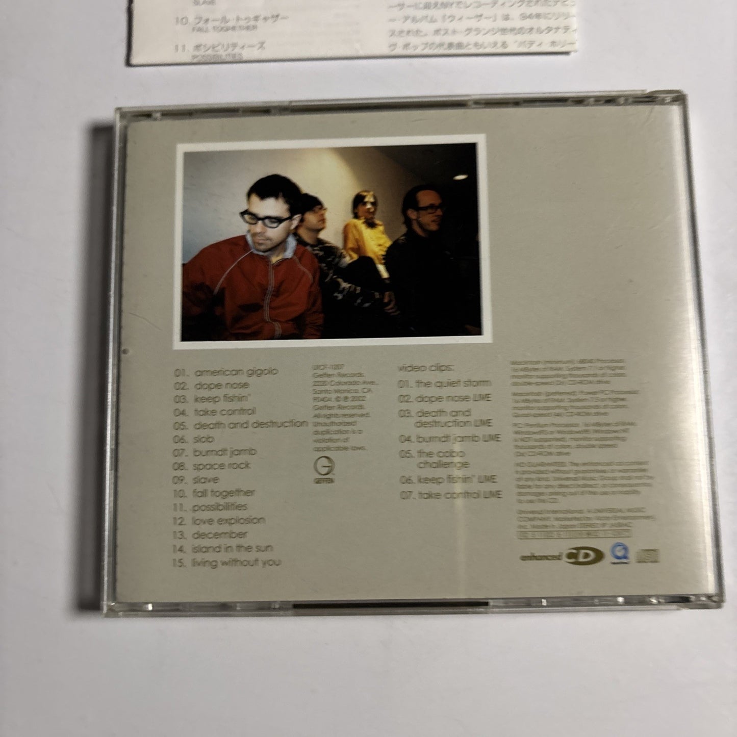 Weezer – Maladroit (CD, 2002) Japan Bonus Track UICF-1007
