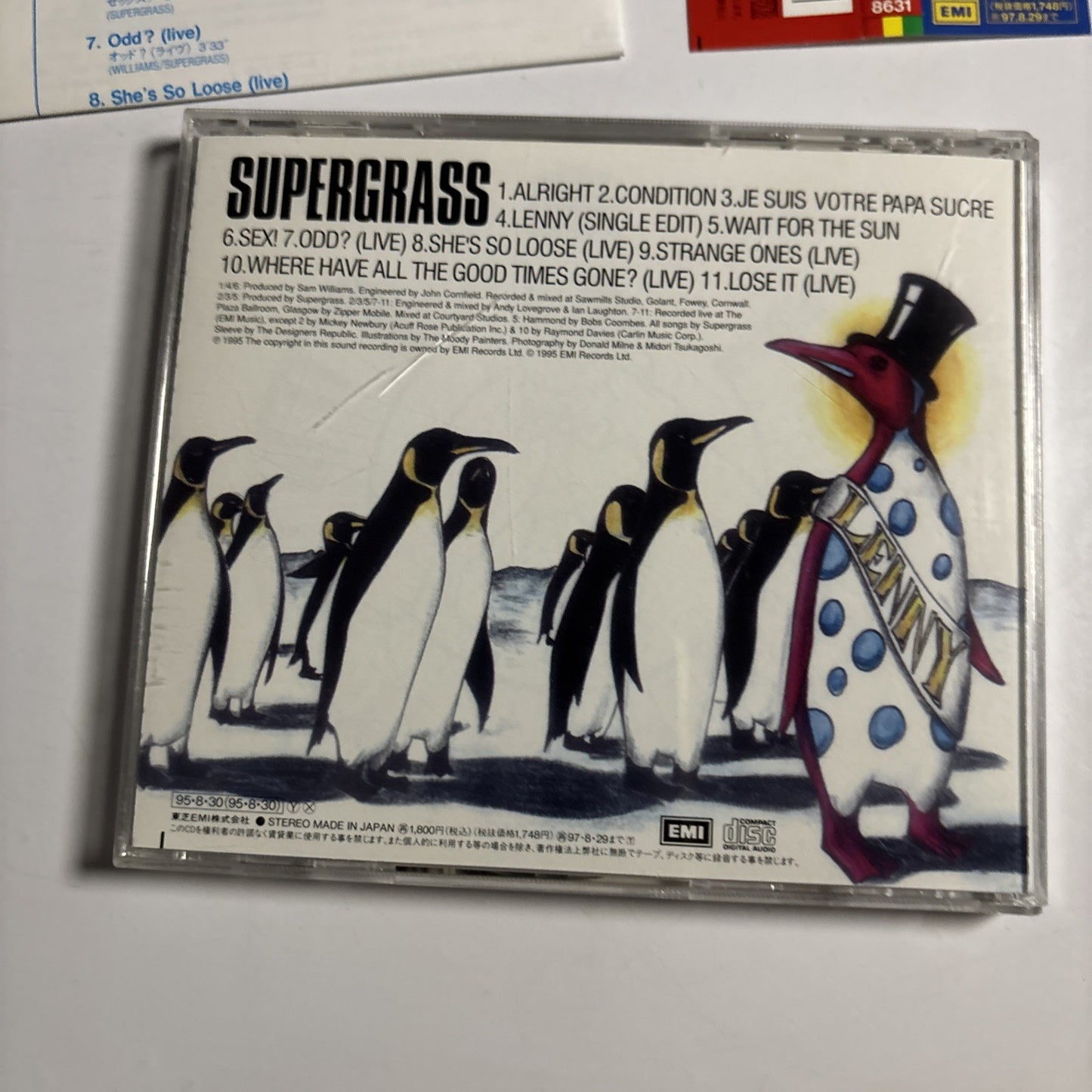Supergrass – Alright (CD, 1995) Japan Bonus Track Obi TOCP-8631