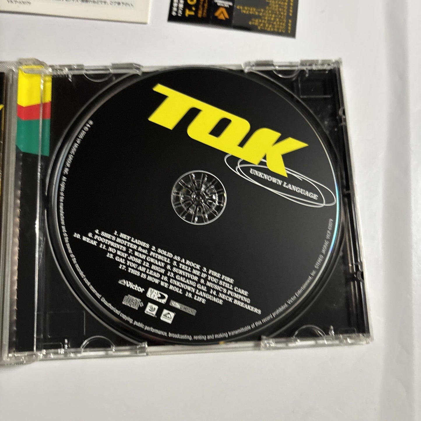 T.O.K. – Unknown Language (CD 2005) Japan Bonus Track Obi VICP-63079