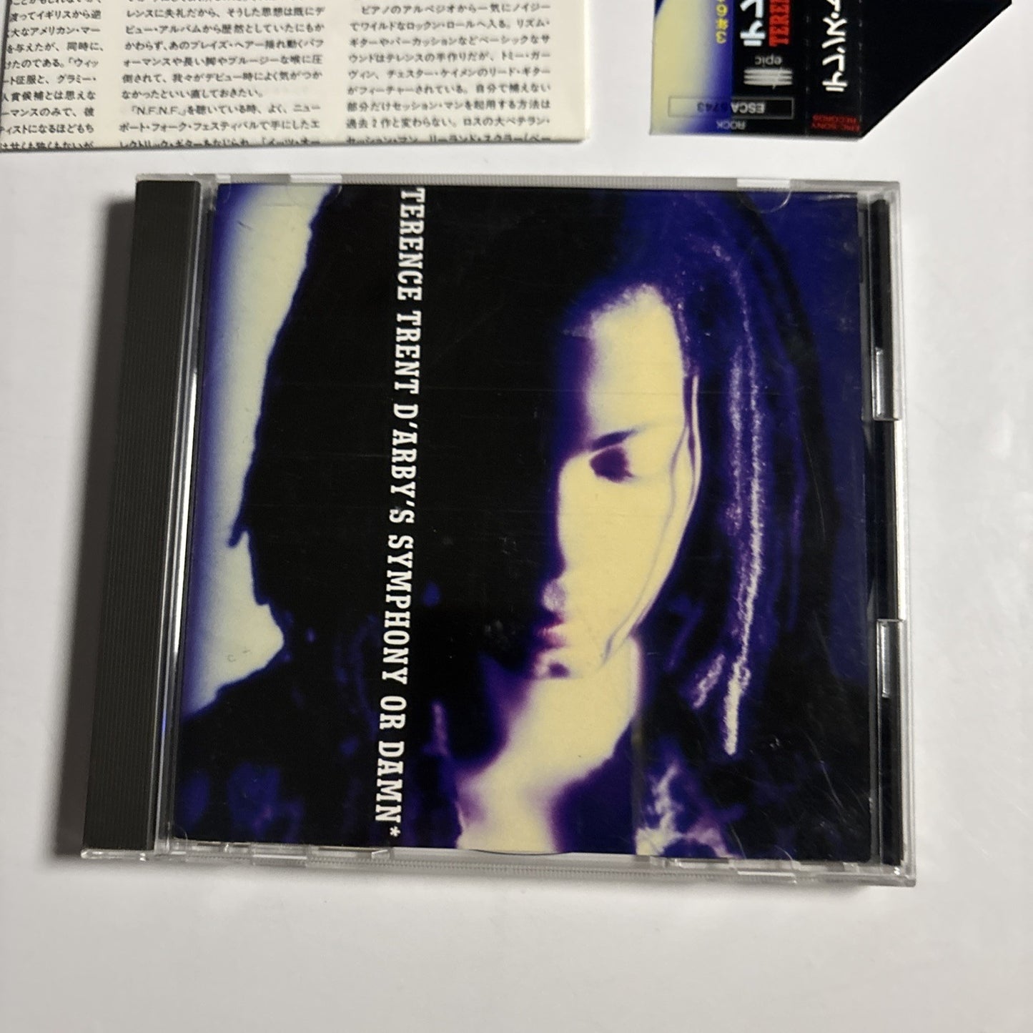 Terence Trent D'Arby's Symphony Or Damn (CD, 1993) Japan ESCA 5743 Obi