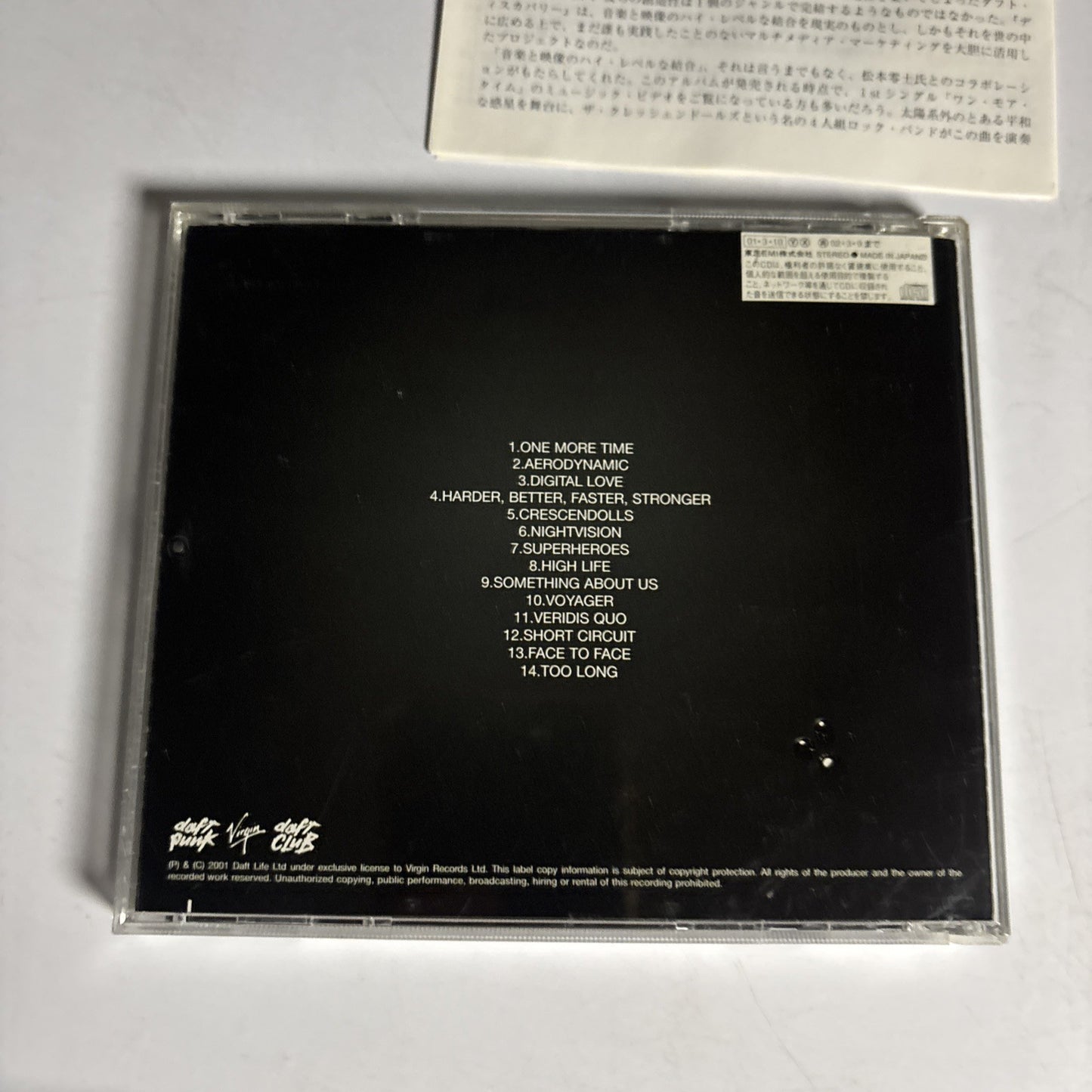 Daft Punk – Discovery (CD, 2001) Japan VJCP-68283