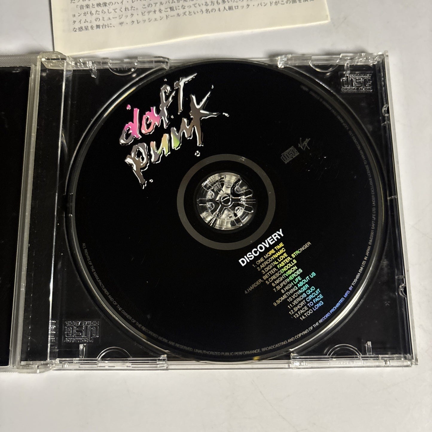 Daft Punk – Discovery (CD, 2001) Japan VJCP-68283