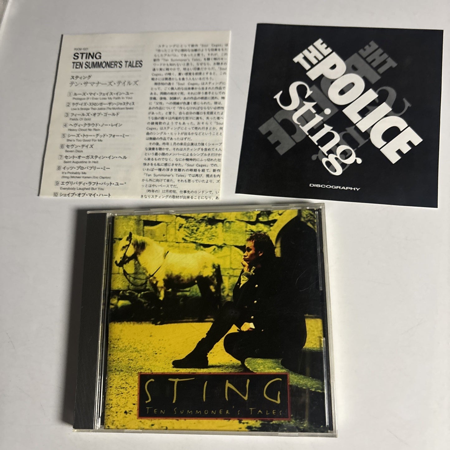 Sting – Ten Summoner's Tales (CD, 1993)  Japan POCM-1021