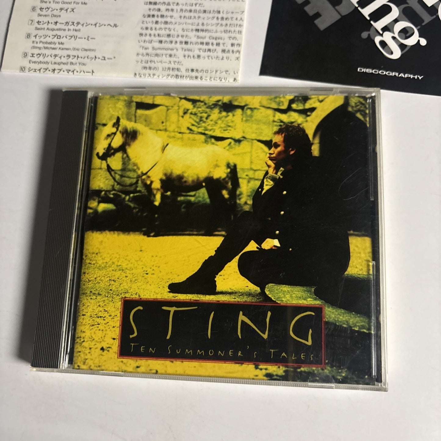 Sting – Ten Summoner's Tales (CD, 1993)  Japan POCM-1021