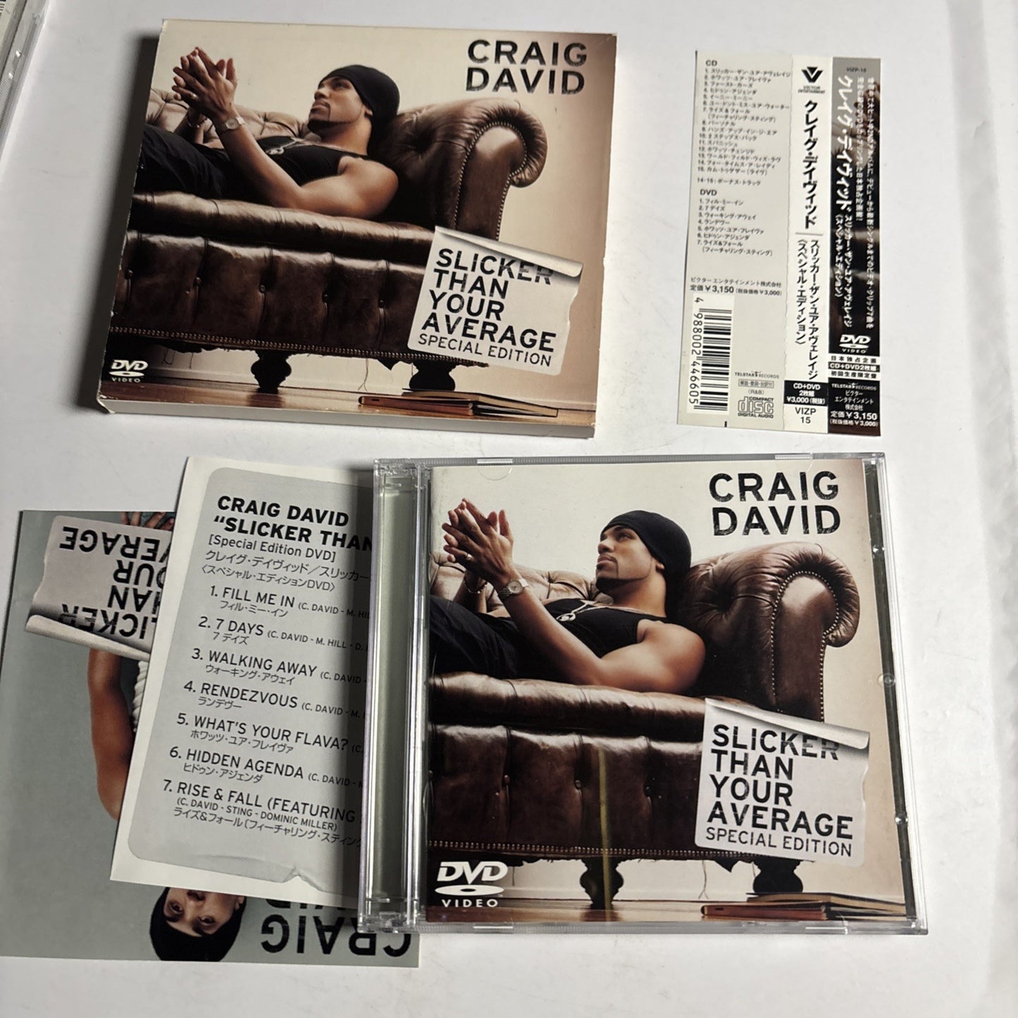Craig David – Slicker Than Your Average (CD, 2002) Japan VICP-62119