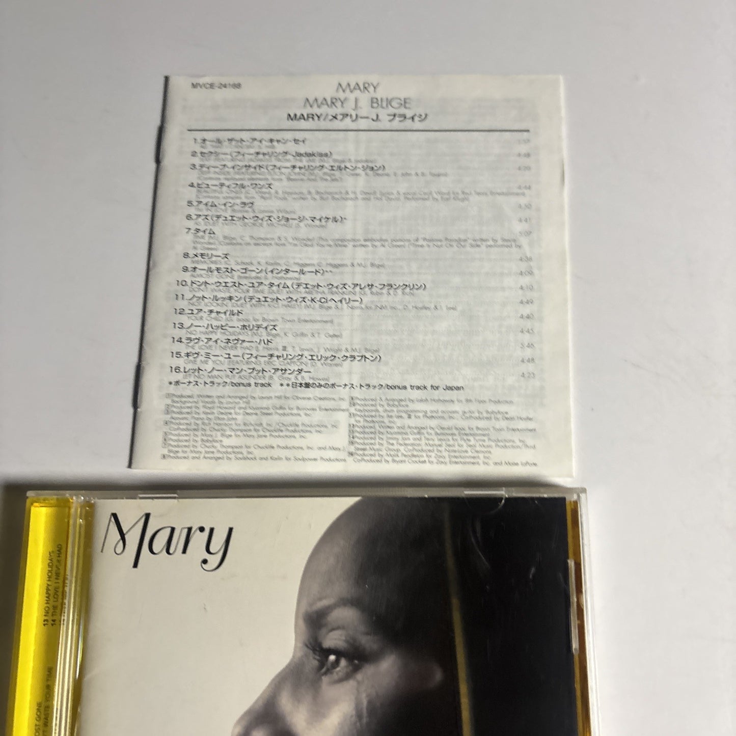 Mary J. Blige – Mary (CD, 1999) Japan MVCE-24168