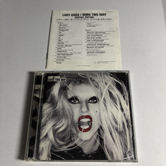 Lady Gaga – Born This Way (CD, 2011 2-Disc) Japan UICS-1228/9