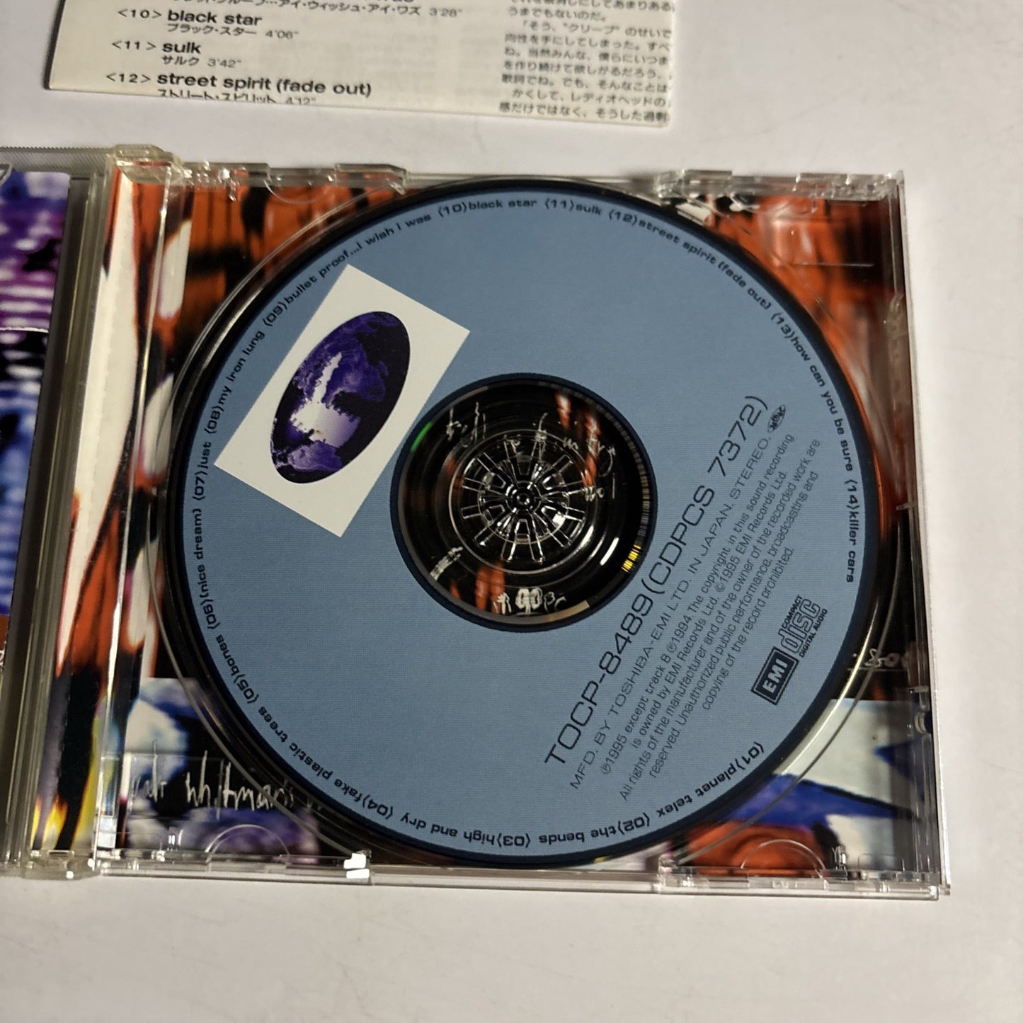 Radiohead, Radiohead – The Bends  (CD, 1995) Japan Bonus Track TOCP-8489