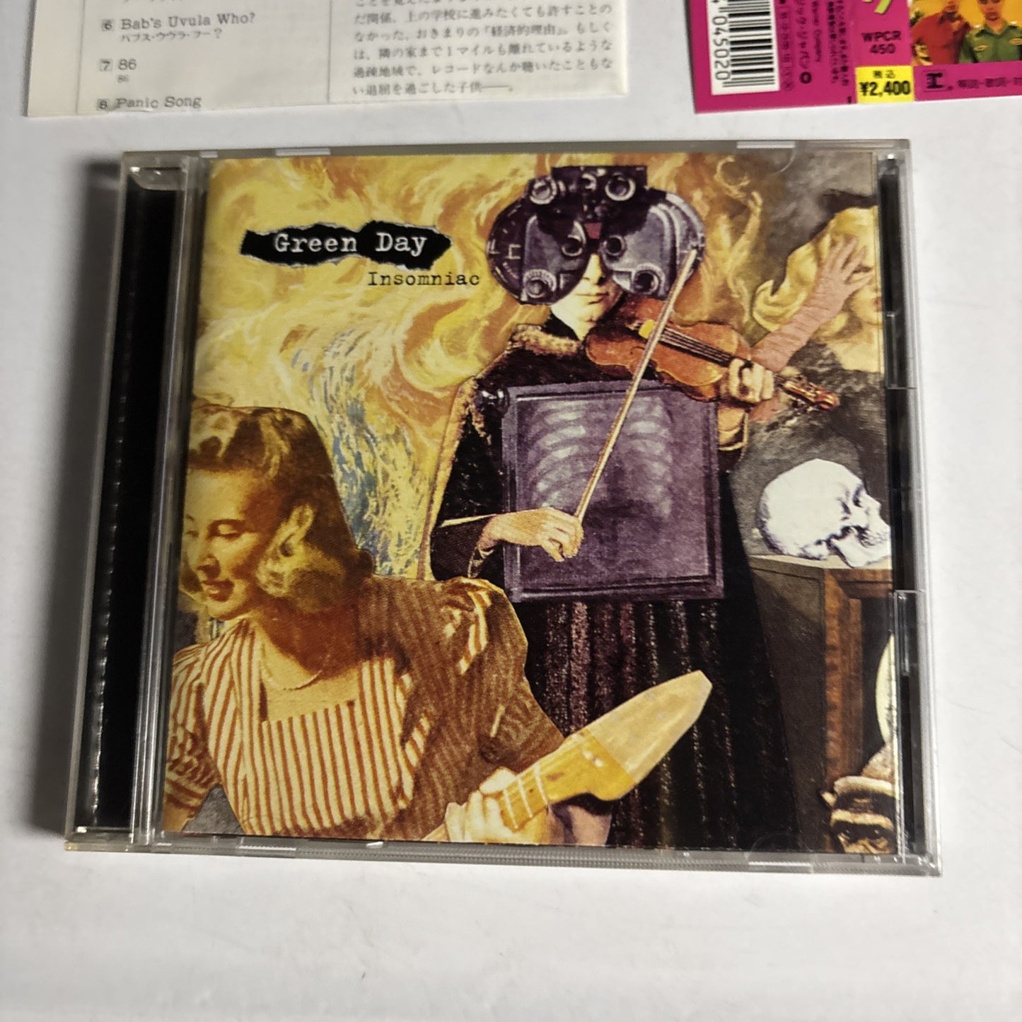 Green Day – Insomniac (CD, 1995) Japan Bonus Track Obi WPCR-450