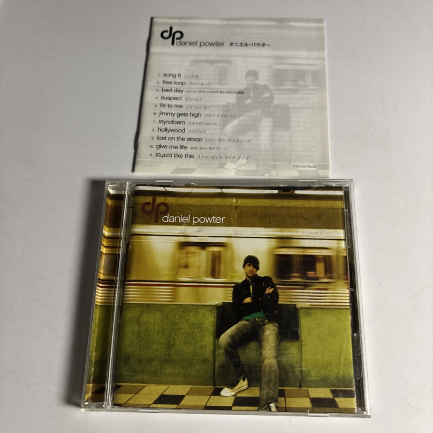 Daniel Powter – Daniel Powter (CD, 2006) Japan Bonus Track WPCR-12260