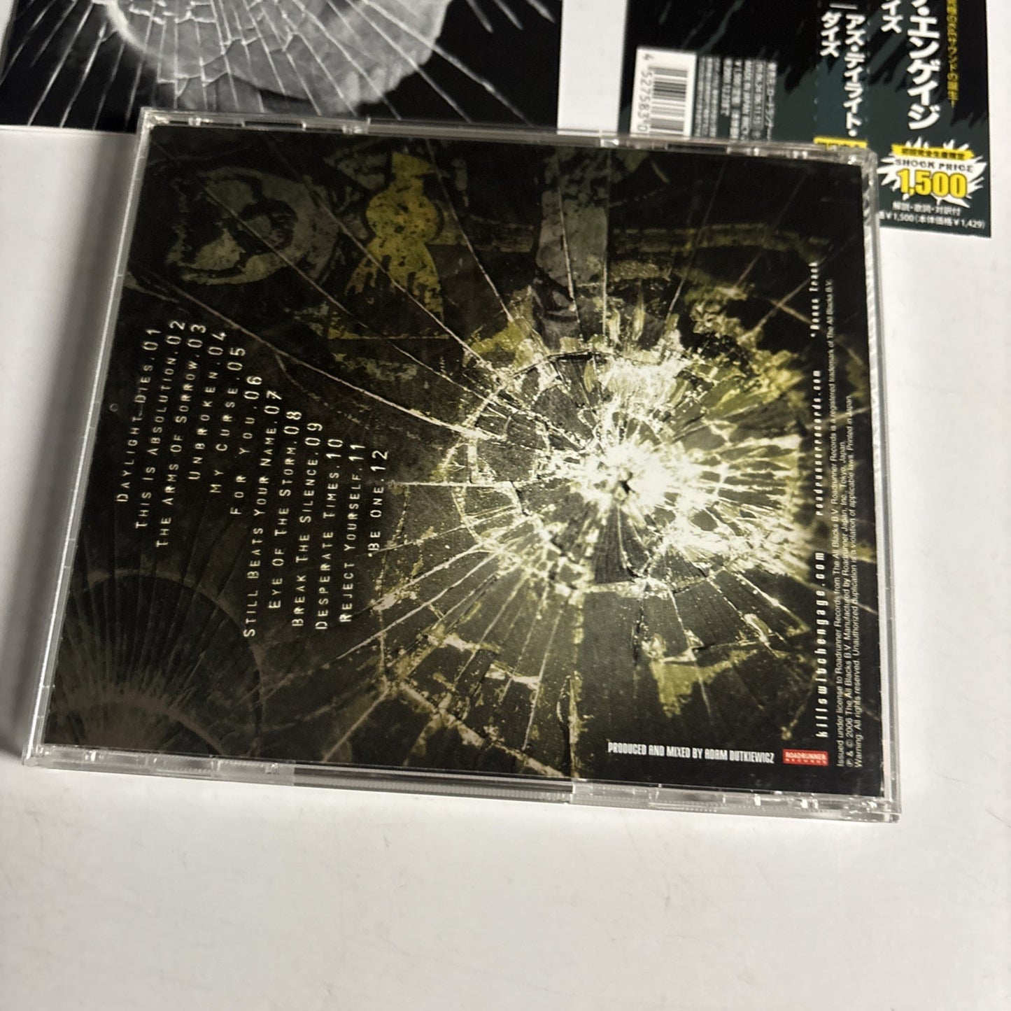 Killswitch Engage – As Daylight Dies (CD, 2009) Japan Bonus Track Obi RRCY-25159