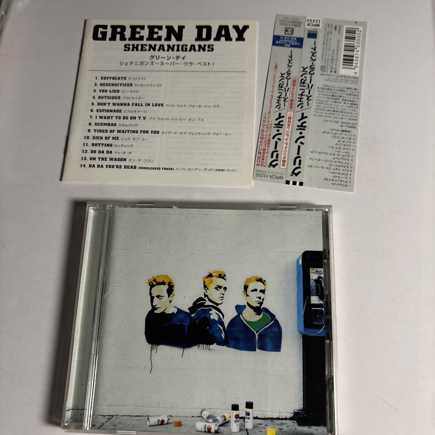 Green Day – Shenanigans (CD, 2002) Obi Japan WPCR-11233