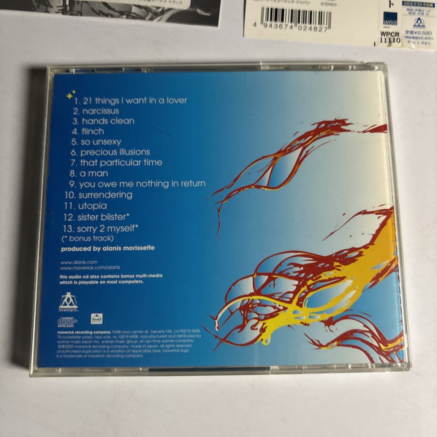 Alanis Morissette – Under Rug Swept (CD, 2002) Japan Bonus Track Obi WPCR-11110