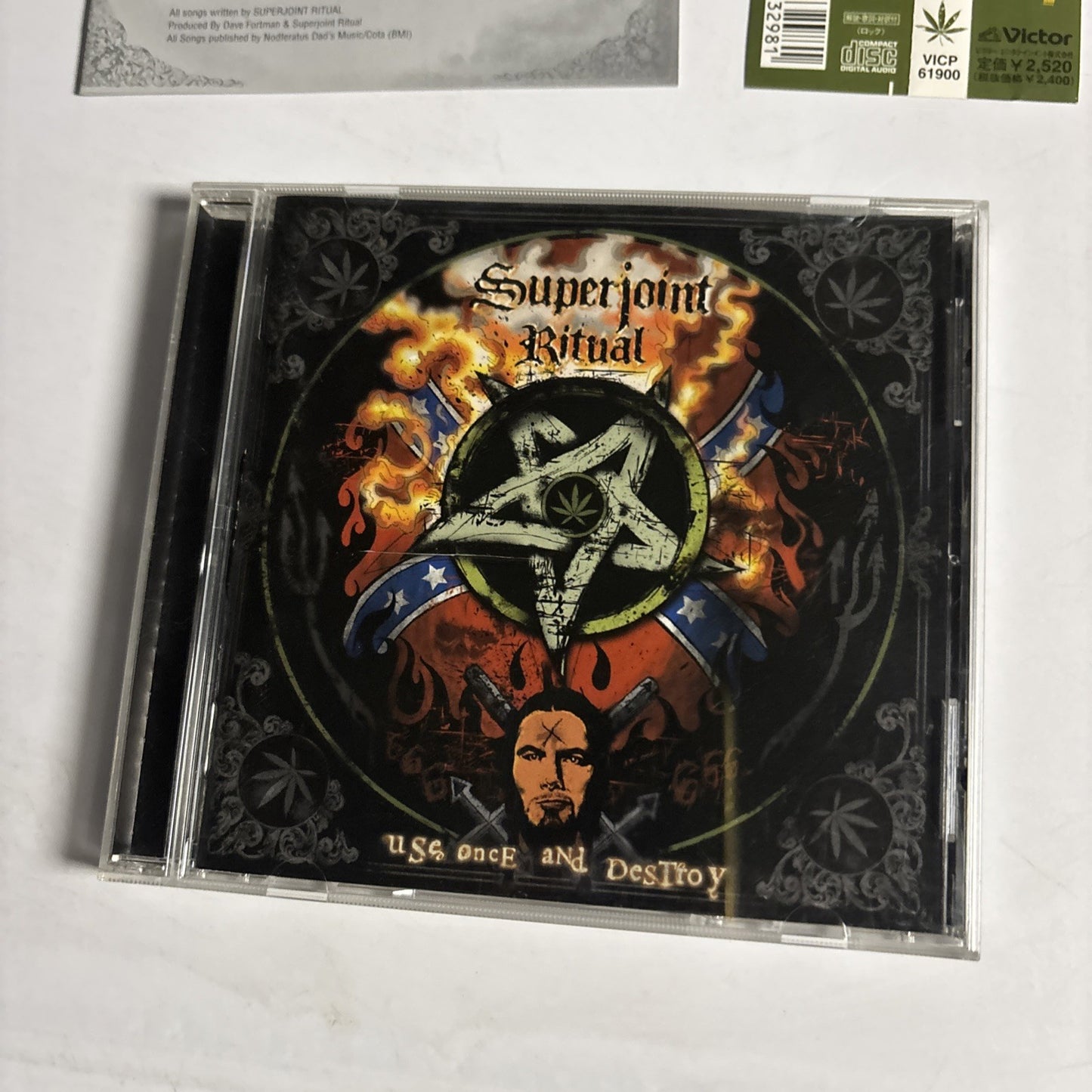 Superjoint Ritual – Use Once And Destroy (CD, 2002) Japan Bonus Track Obi