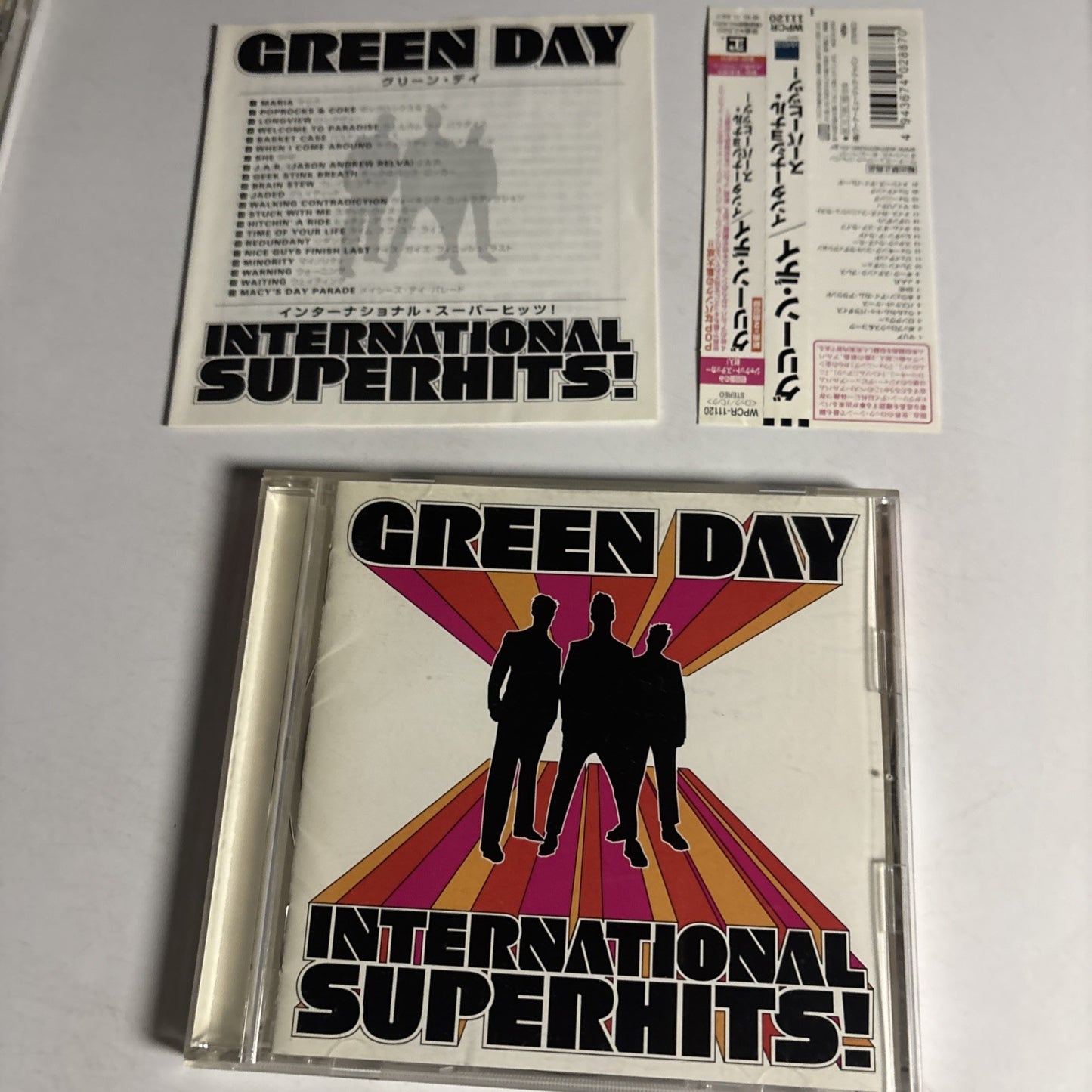 Green Day – International Superhits! (CD, 2001) Japan obi  WPCR-11120