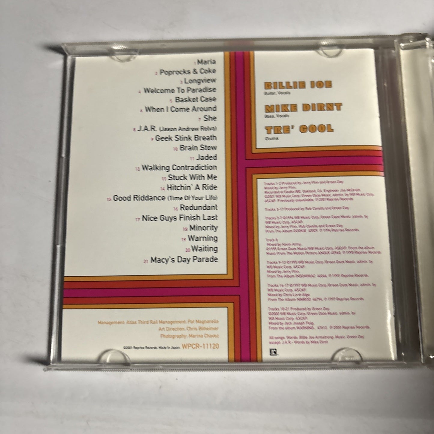 Green Day – International Superhits! (CD, 2001) Japan obi  WPCR-11120
