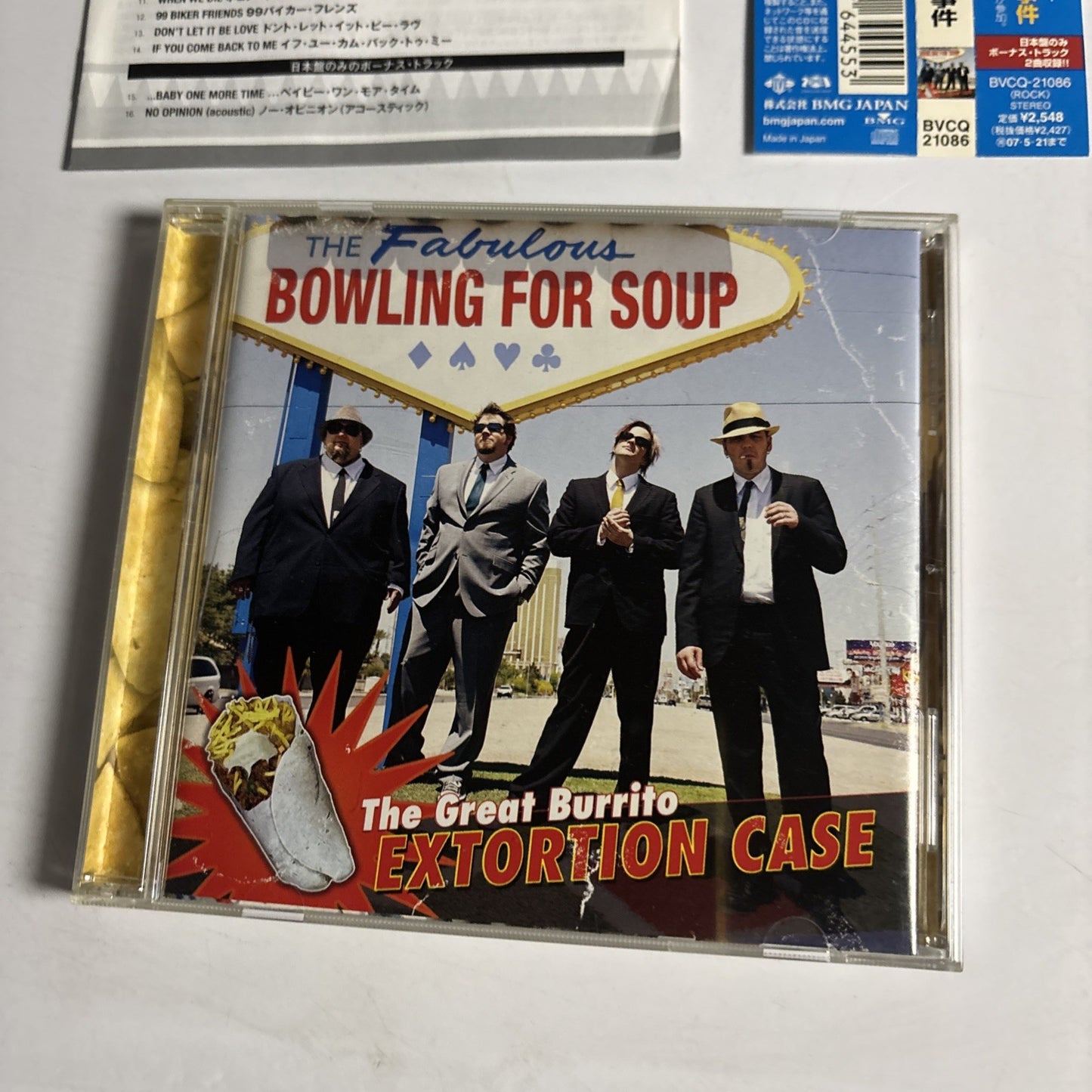 Bowling For Soup – The Great Burrito Extortion Case (CD, 2006) Japan obi