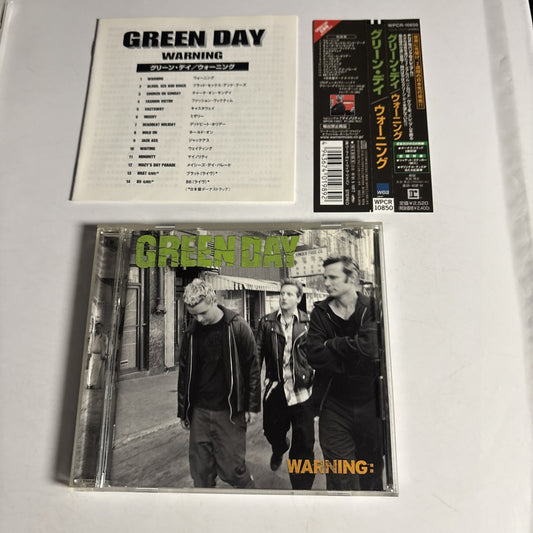 Green Day – Warning: (CD, 2000) Japan Bonus Track Obi WPCR-10850