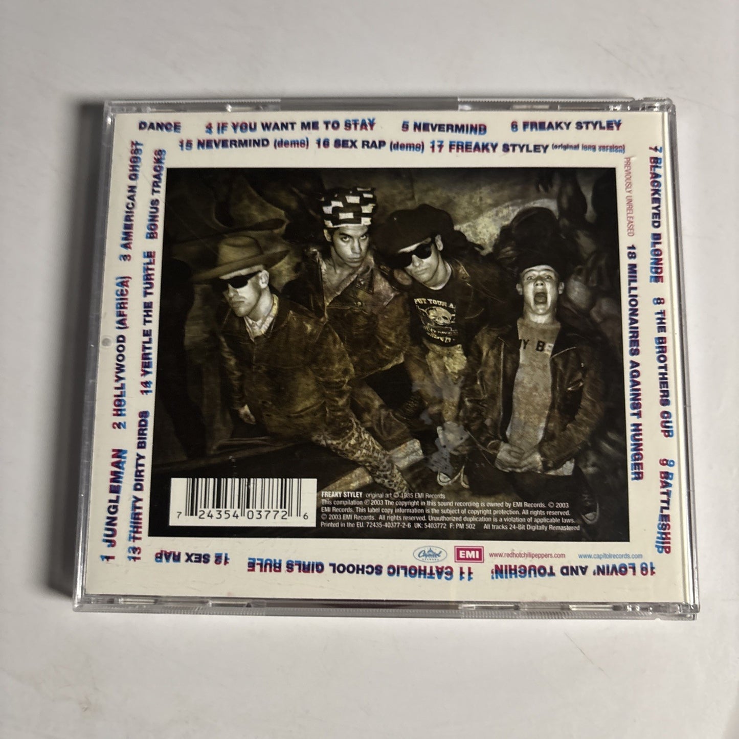 Red Hot Chili Peppers – Freaky Styley (CD, 2003) US 72435-40377-2-6