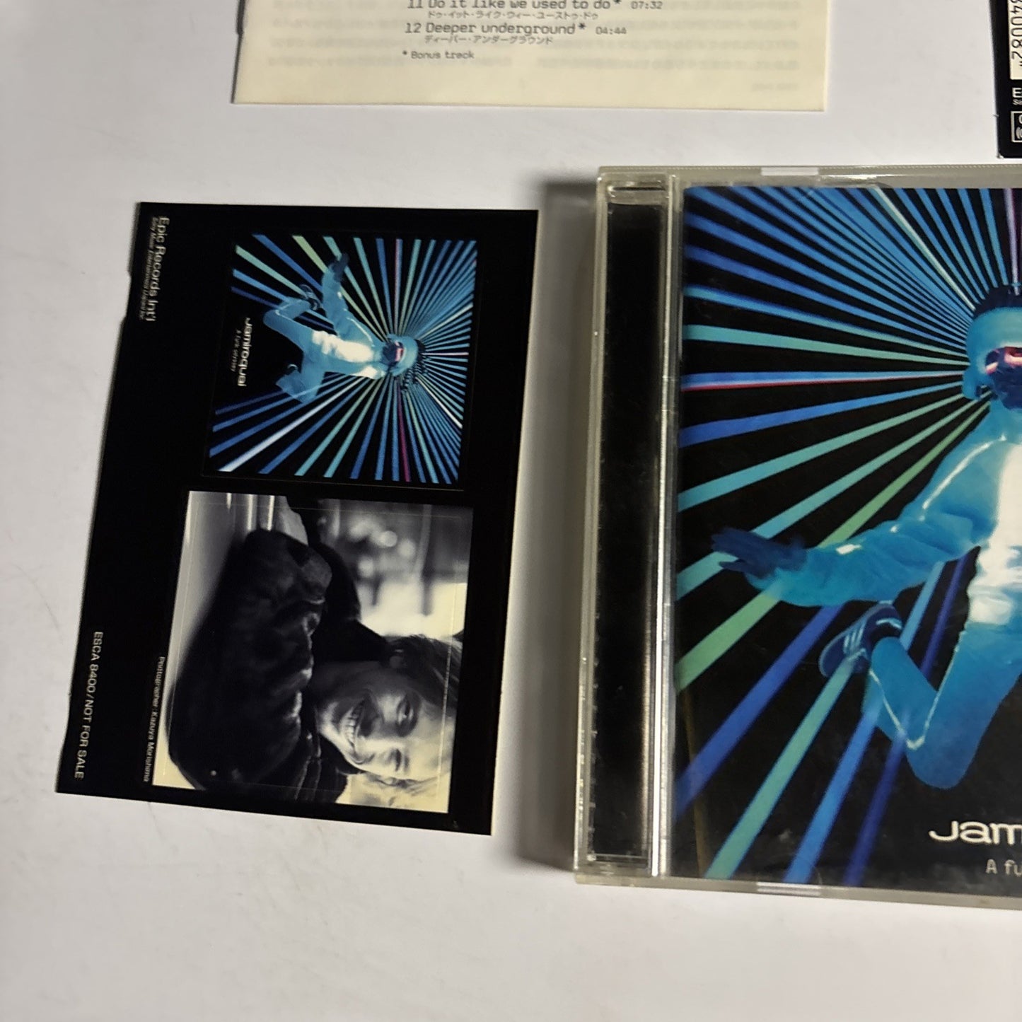 Jamiroquai – A Funk Odyssey (CD, 2001) Japan Bonus Track Obi Sticker ESCA 8400