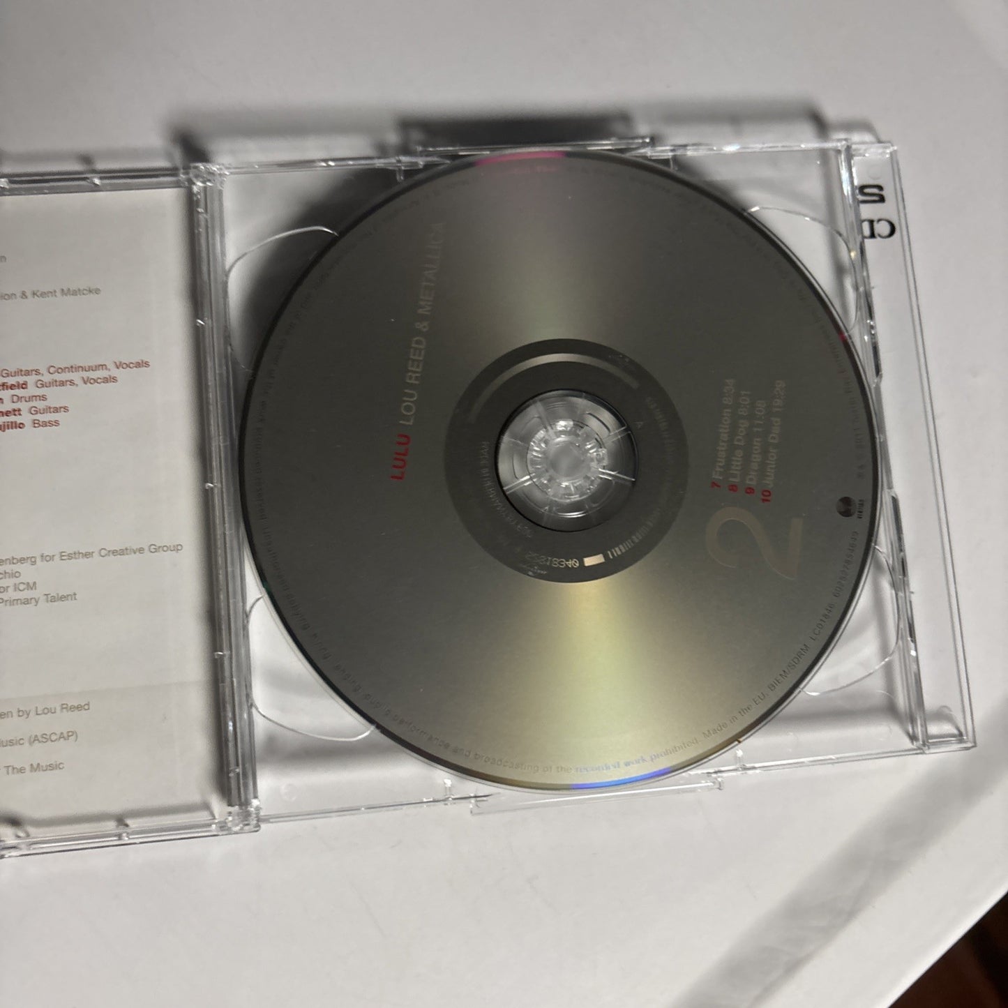 Lou Reed, Metallica – Lulu (CD, 2-Disc, 2011) Europe 602527815978