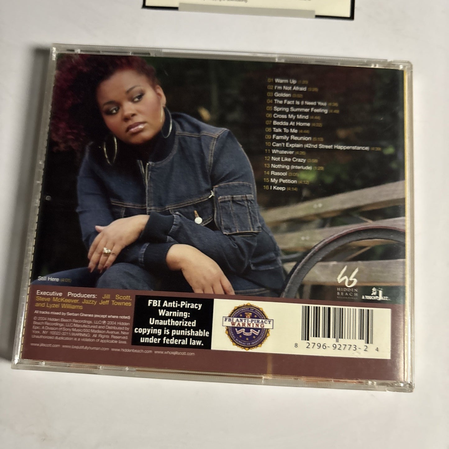 Jill Scott – Beautifully Human: Words And Sounds Vol. 2 (CD, 2004) US EK 92773