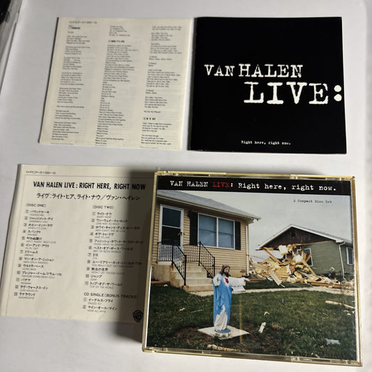 Van Halen – Live: Right Here, Right Now. (CD, 1993, 3-Disc) Japan WPCP-5188-9