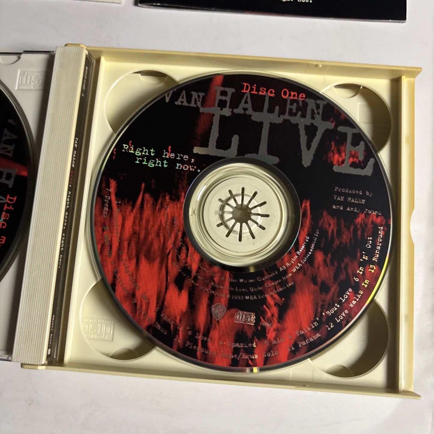 Van Halen – Live: Right Here, Right Now. (CD, 1993, 3-Disc) Japan WPCP-5188-9
