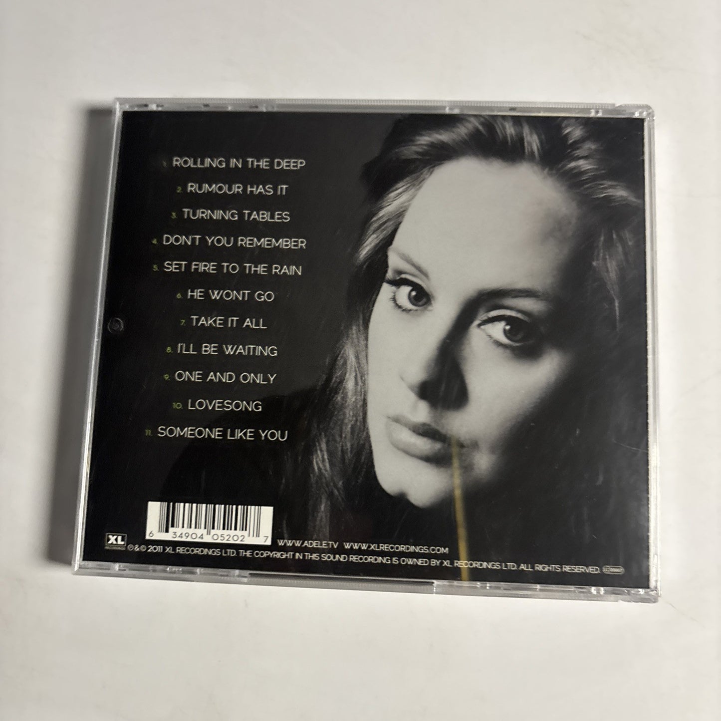 Adele – 21 (CD 2011) Europe XLCD 520