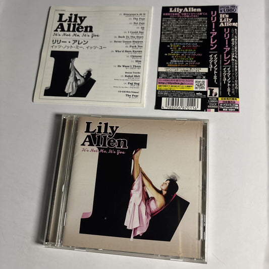 Lily Allen – It's Not Me, It's You (CD, 2009) Japan obi TOCP-66860